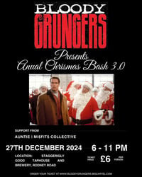 Bloody Grungers Staggeringly Good Brewery Friday 27th December 2024 ticket