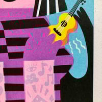 Image 4 of 'U is for Ukelele' Print