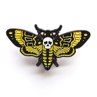 Image 3 of Death's-Head Hawkmoth Enamel Pin