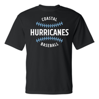 Image 1 of Coastal Hurricanes Baseball Black