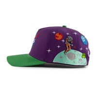 Image 2 of Occupy Mars Hat V2 (Purple/Green)