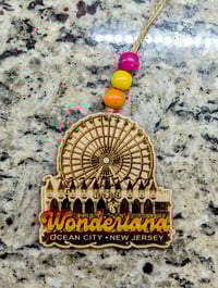 Image 3 of Commemorative Wonderland Pier Ornament, OCNJ Ornament