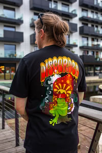 Image 2 of Discarded® Psychedelic Graphic Tee - Black