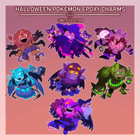 HALLOWEEN POKÉMON EPOXY CHARMS | LIMITED EDITION