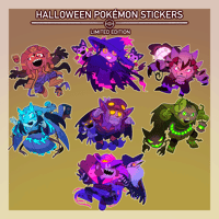 HALLOWEEN POKÉMON STICKERS | LIMITED EDITION