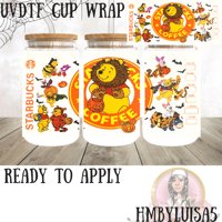 Image 1 of Pooh x Halloween UVDTF cup wrap 