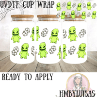 Image 1 of Oogie boogie dice UVDTF cup wrap 