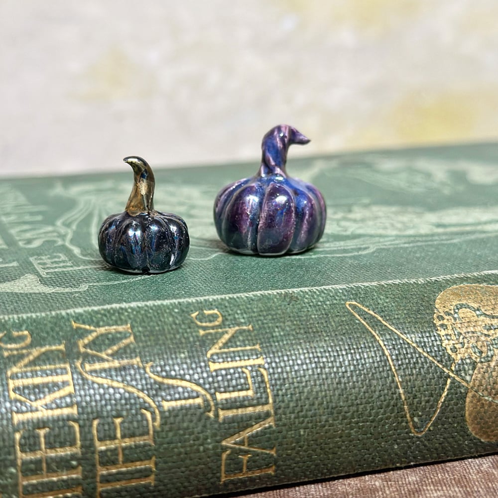 Image of Mini Handmade Ceramic Pumpkins Collection 1