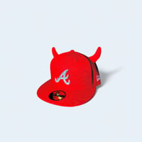 Image 1 of Red Custom Fitted