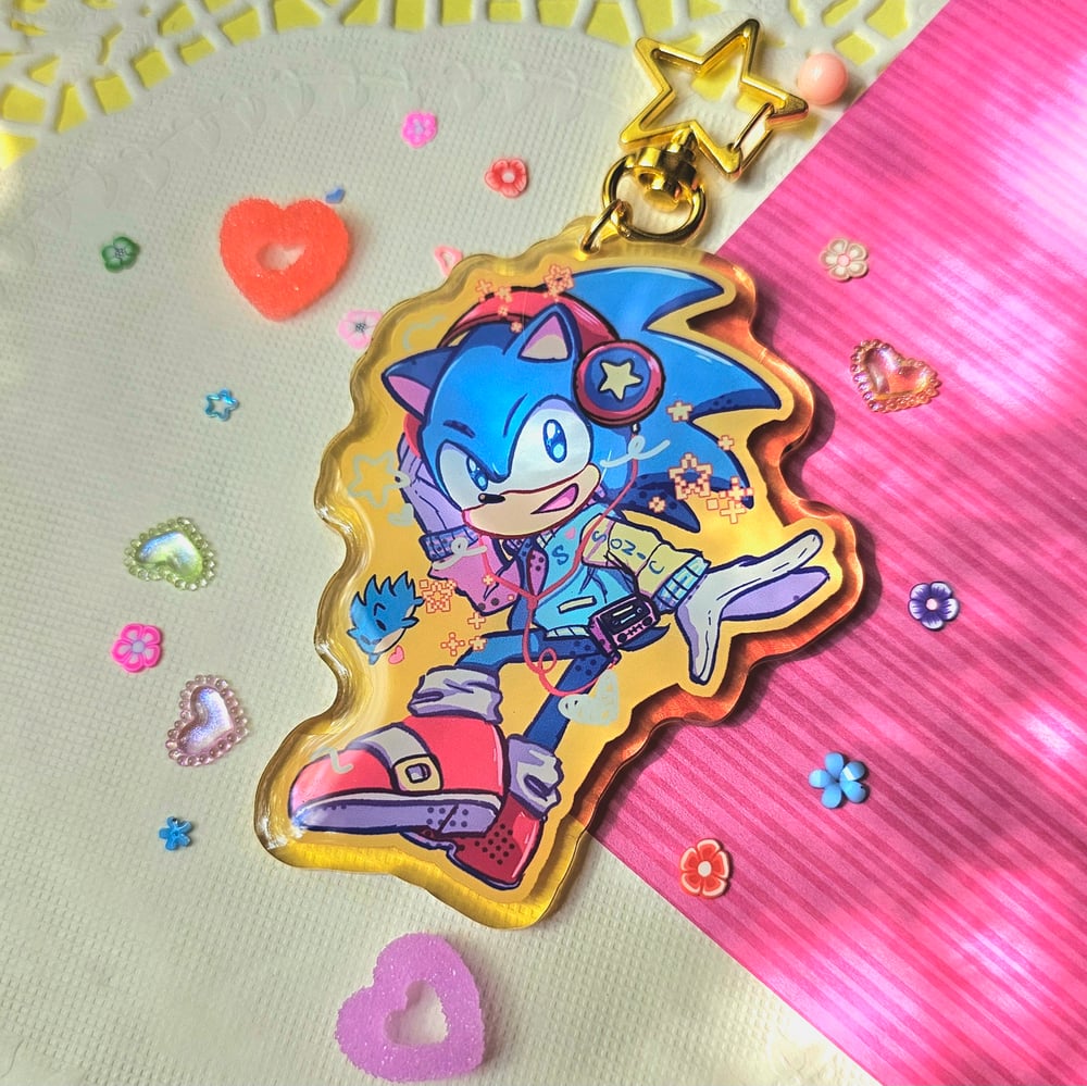 Image of Sonic the Hedgehog Acrylic Charm