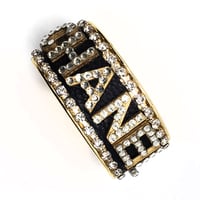 Image 3 of CHANEL INSPIRED LETTER CUFF BRACELET