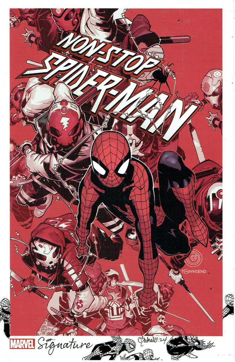 Image of NON-STOP SPIDER-MAN PRINT---with REMARQUE!!