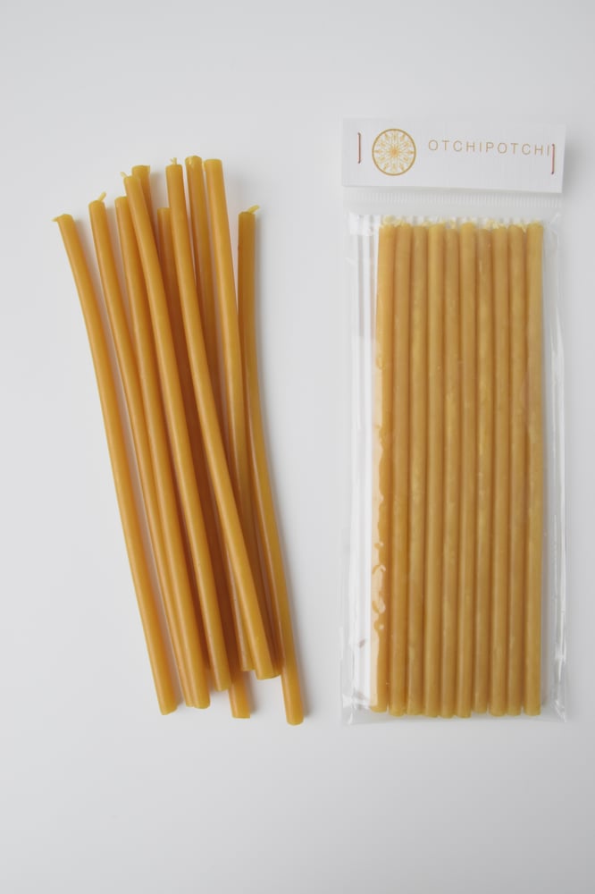 Image of 10 BEESWAX CANDLES