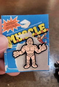 Image 1 of TERRYMAN RETRO MUSCLES PIN