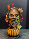 Pumpkin Worm Witch - Display Latex Mask