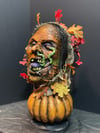 Pumpkin Worm Witch - Display Latex Mask