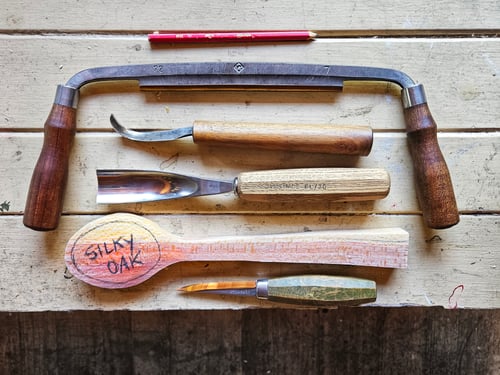 Image of WEDNESDAY 5TH FEBRUARY SPOON CARVING WORKSHOP 