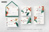 Custom Elegant Wedding Invitations - Printable Tropical Wedding Suite Template Cards Vol. 3