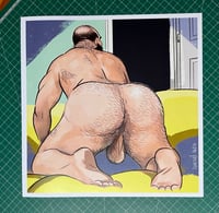 Image 2 of Print “Hairy bear ass”