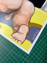 Image 3 of Print “Hairy bear ass”