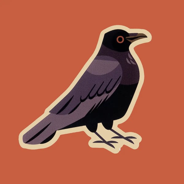 Image of Raven Sticker