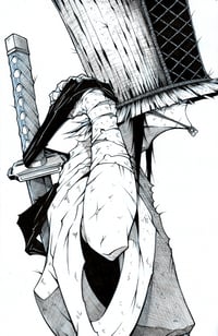 KOMUSO COVER INK ORIGINAL ART SIGNED