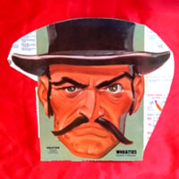 Image 1 of Grafton (Evil Gunman outwitted by The Lone Ranger) - Wheaties Cereal mask (1950s) - backside