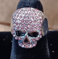 Heavy Metal Jewelry - Bling Skull Ring 