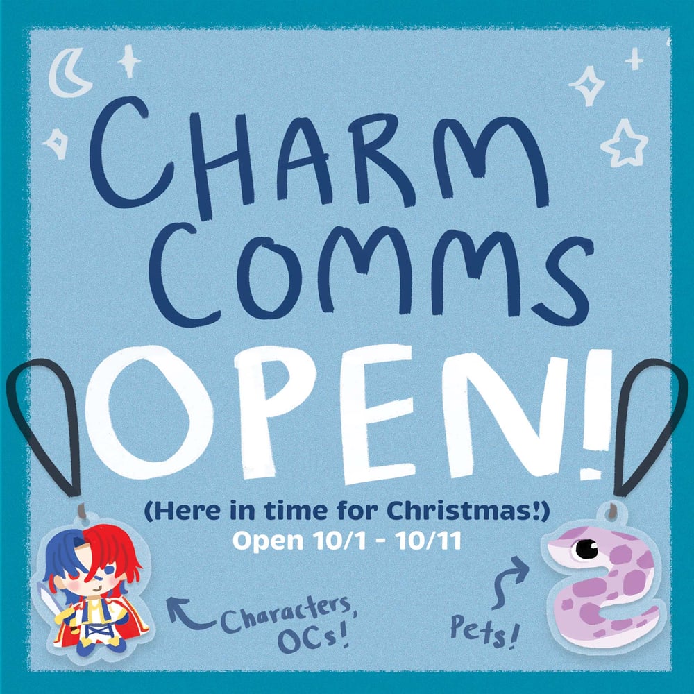 Image of Scrunkly Phone Charm Commissions - Open 10/1-10/11