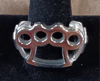 Heavy Metal Jewelry - Brass Knuckles Ring