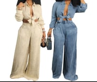 Image 1 of Casual crop set