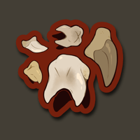 Image 1 of TEETH. Sticker