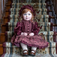 Geraldine dress and bonnet set 