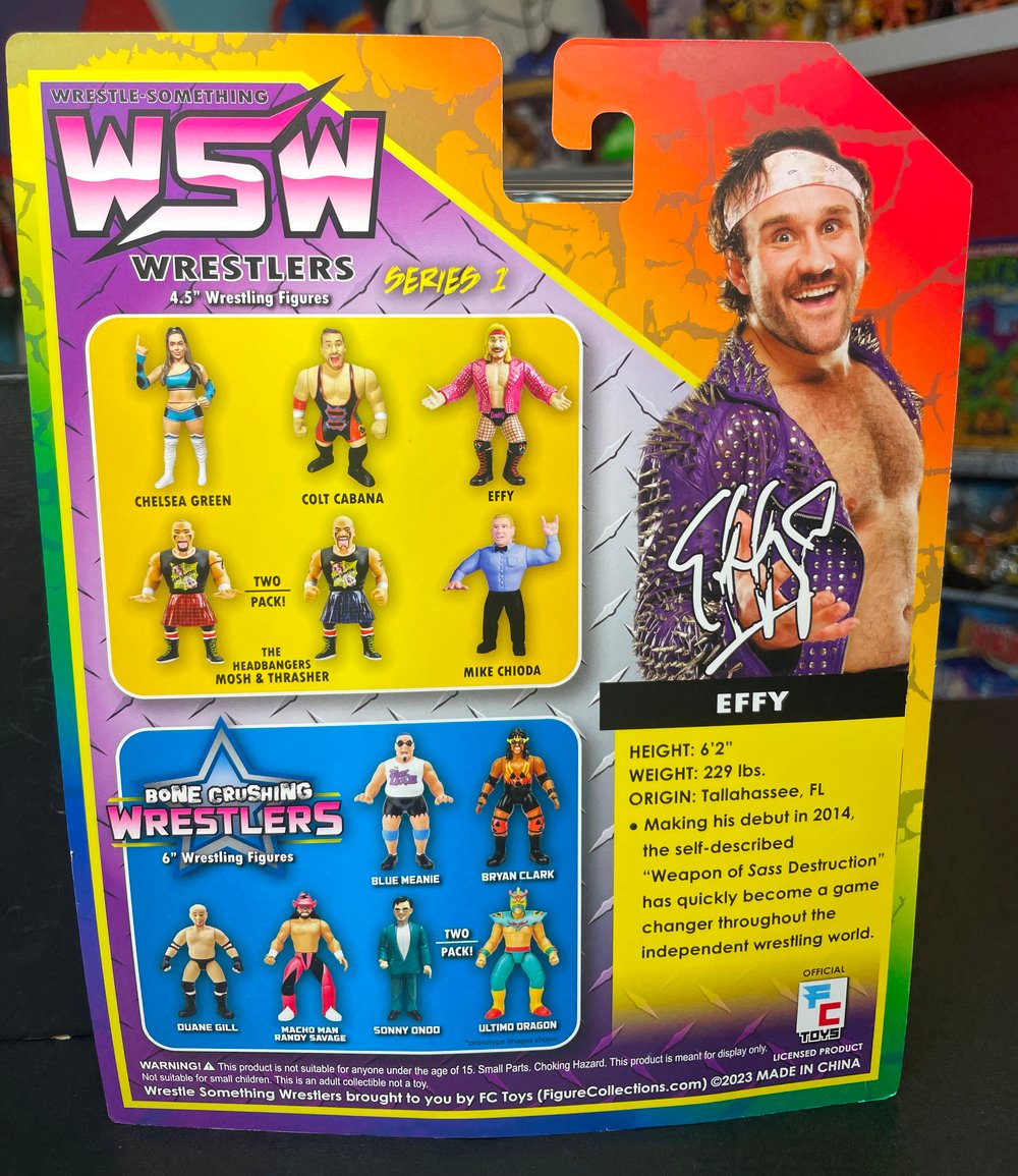 **IN STOCK** EFFY (Variant) Wrestle-Something Wrestlers Series 1 Figure by FC Toys