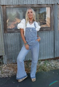 Image 1 of Cali Dream Denim Overalls