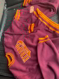 2pcs Burgundy and Orange iTRAPP Sweatsuit