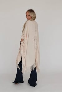 Image 3 of Go With The Flow Ruana Kimono-Clearance