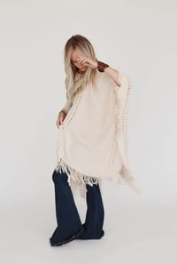 Image 2 of Go With The Flow Ruana Kimono-Clearance