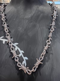 Heavy Metal Jewelry - Barbed Wire Necklace