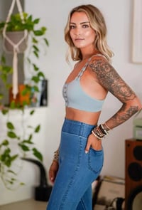 Image 3 of Imagine that Bralette-Light Blue