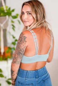 Image 4 of Imagine that Bralette-Light Blue