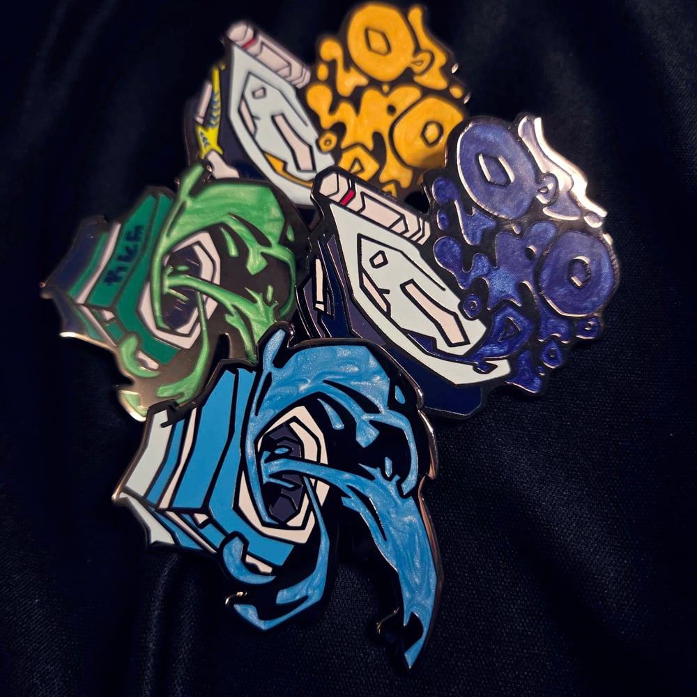 Slosher Enamel Pins