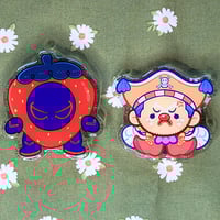 Image 1 of Strawberry and Clown Phone Grips