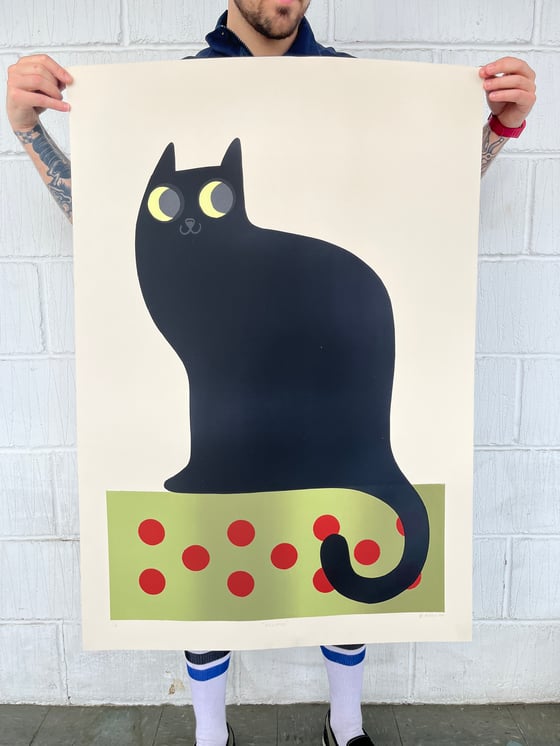 Image of Eclipse Cat print 