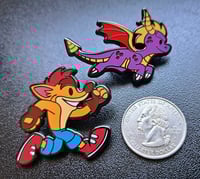 Image 4 of N. SANE + REIGNITED Hard Enamel Pins