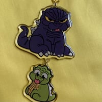 Lizard and his Boy (Multi-Link Keychain)