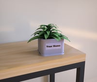 Image 2 of Planter with name label