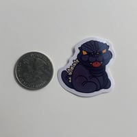 Image 2 of Lil’ Angry Lizard (Teeny Sticker)