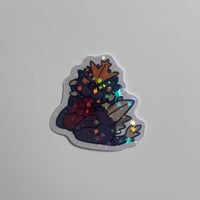 Image 1 of Lil’ Sparkly Space Bastard (Teeny Sticker)