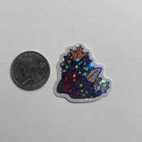 Image 2 of Lil’ Sparkly Space Bastard (Teeny Sticker)